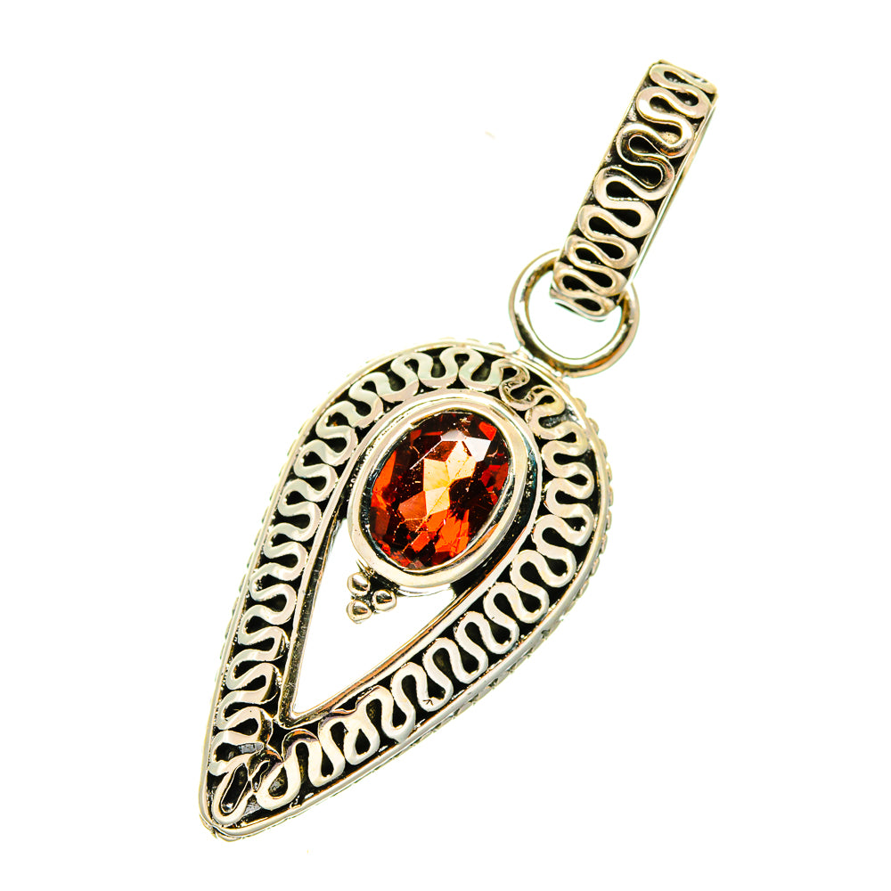 Garnet Pendants handcrafted by Ana Silver Co - PD3915