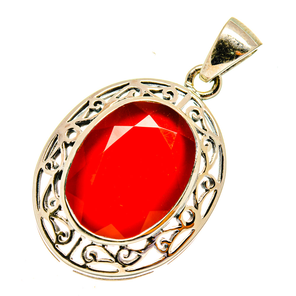 Red Onyx Pendants handcrafted by Ana Silver Co - PD3917