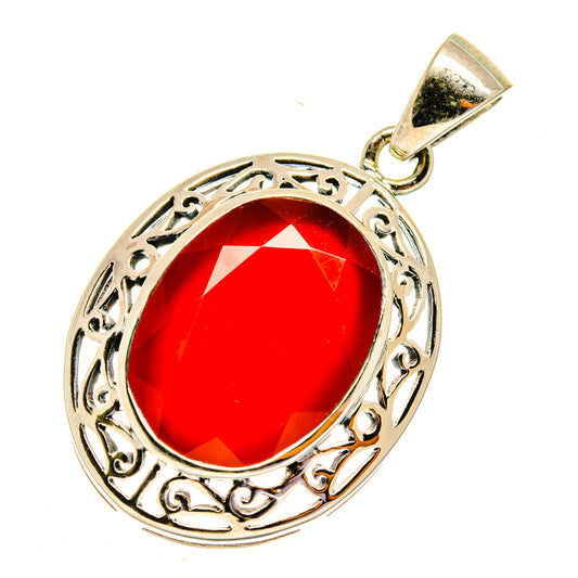 Red Onyx Pendants handcrafted by Ana Silver Co - PD3917