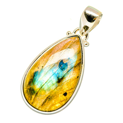 Labradorite Pendants handcrafted by Ana Silver Co - PD3937