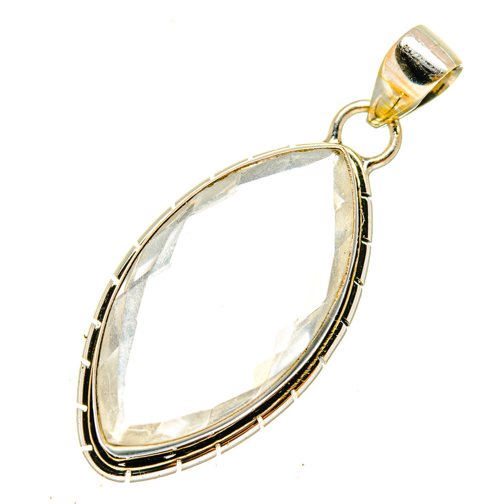 White Quartz Pendants handcrafted by Ana Silver Co - PD3944