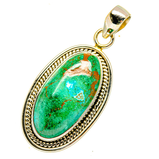 Chrysocolla Pendants handcrafted by Ana Silver Co - PD3948