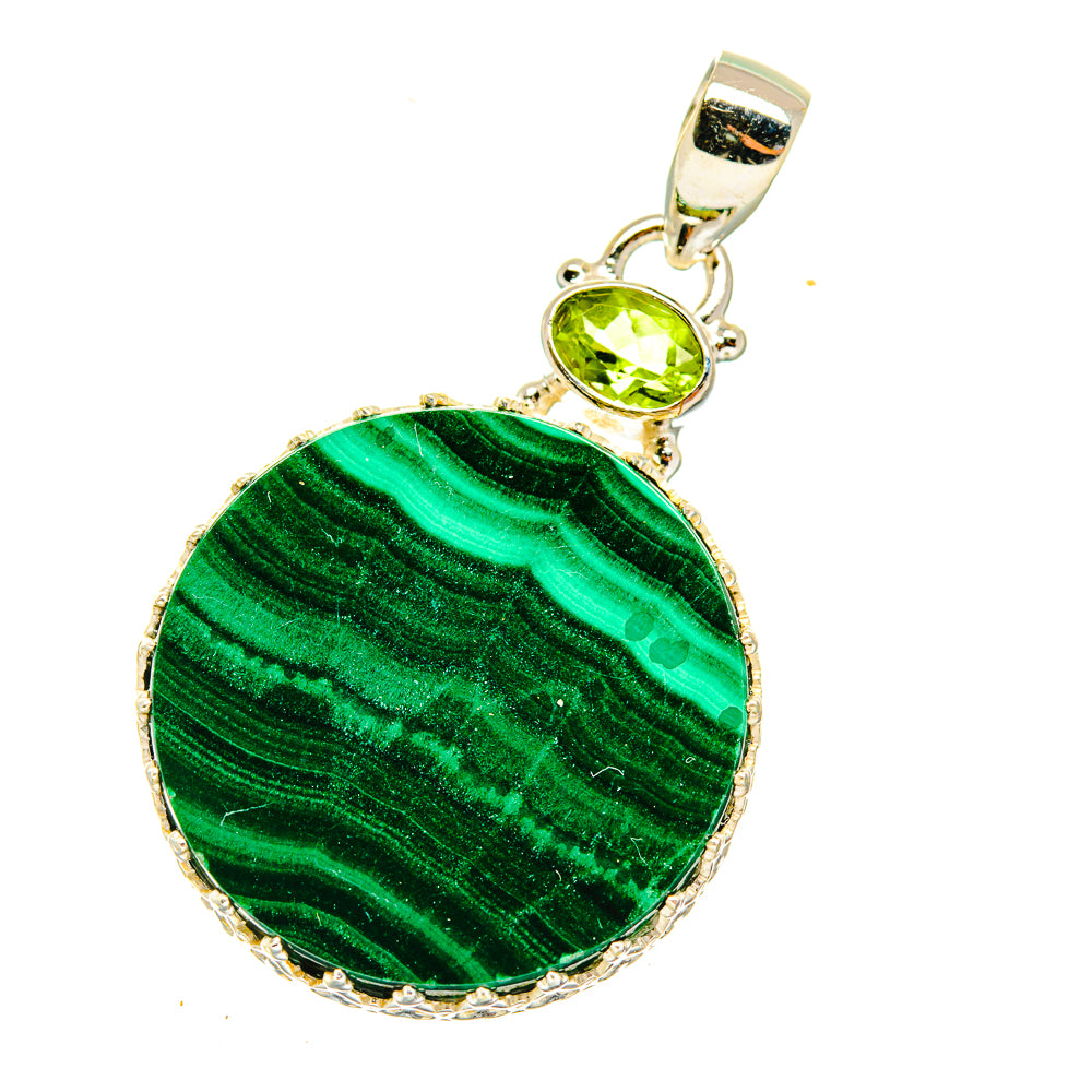 Malachite Pendants handcrafted by Ana Silver Co - PD3950