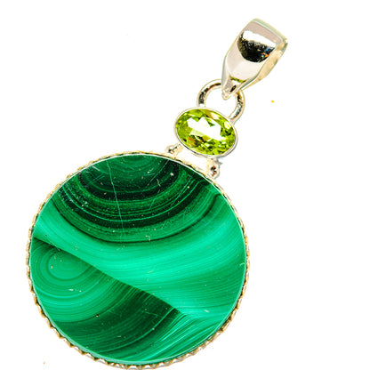 Malachite Pendants handcrafted by Ana Silver Co - PD3952