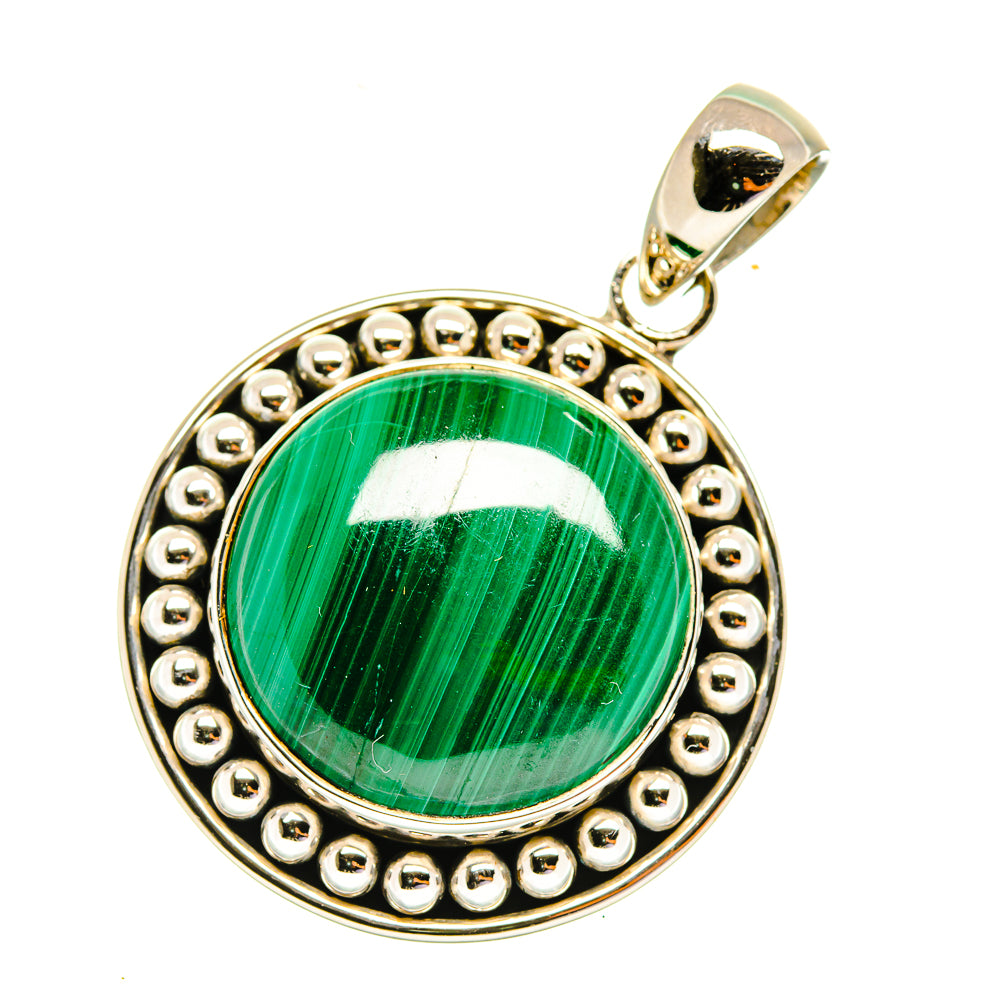 Malachite Pendants handcrafted by Ana Silver Co - PD3955