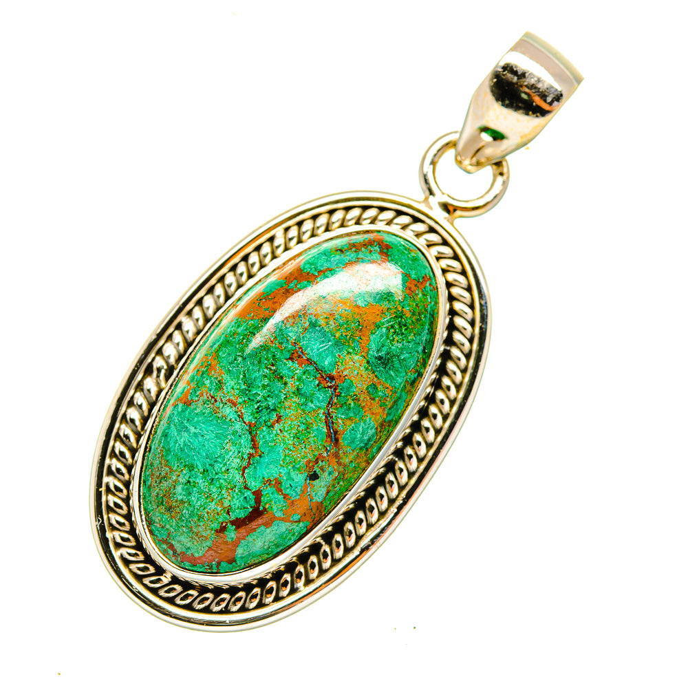 Chrysocolla Pendants handcrafted by Ana Silver Co - PD3956