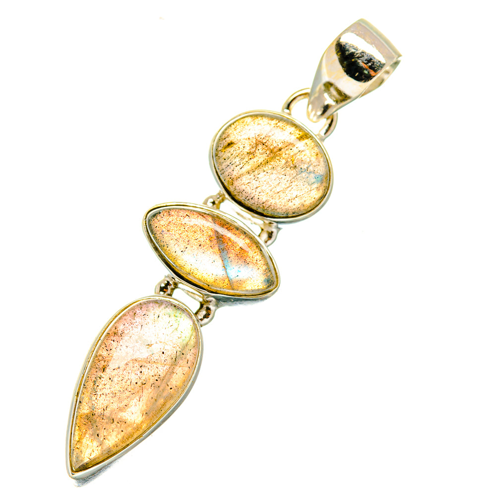 Labradorite Pendants handcrafted by Ana Silver Co - PD3972