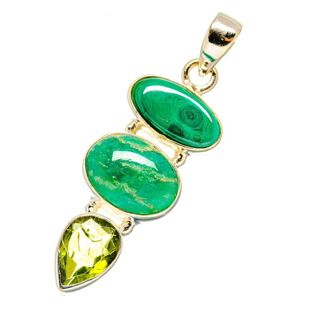 Amazonite Pendants handcrafted by Ana Silver Co - PD3974