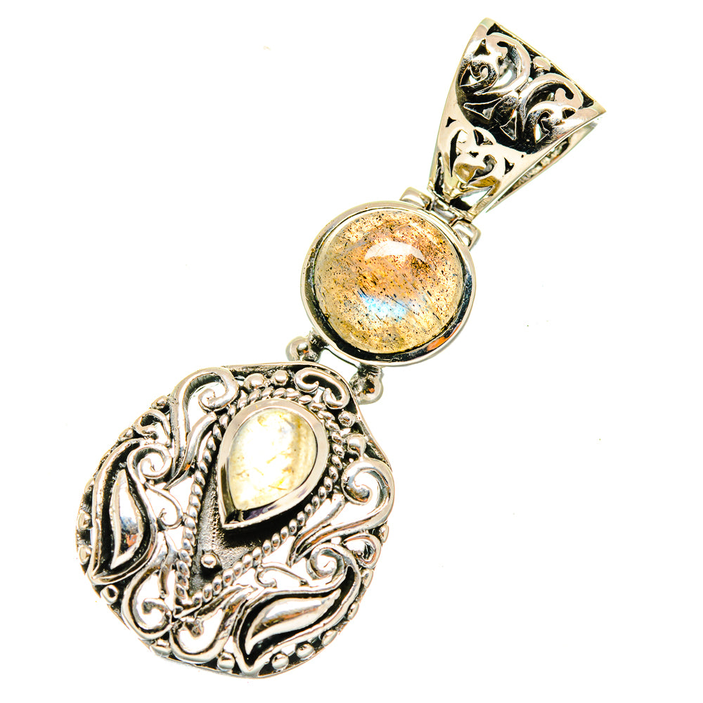 Labradorite Pendants handcrafted by Ana Silver Co - PD3977