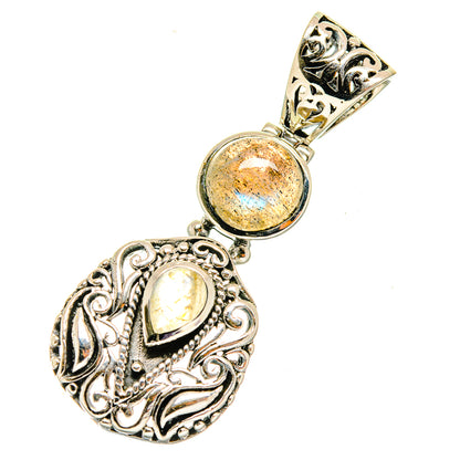 Labradorite Pendants handcrafted by Ana Silver Co - PD3977