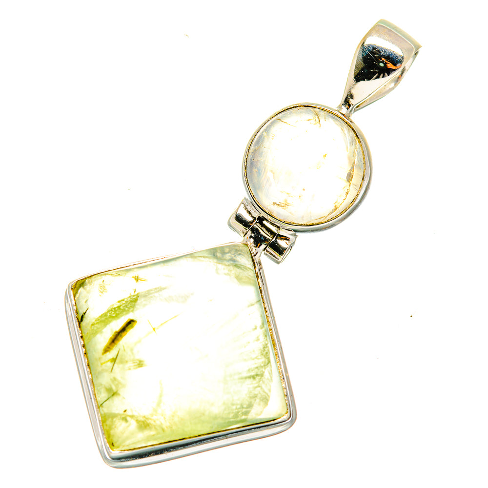 Prehnite Pendants handcrafted by Ana Silver Co - PD3988