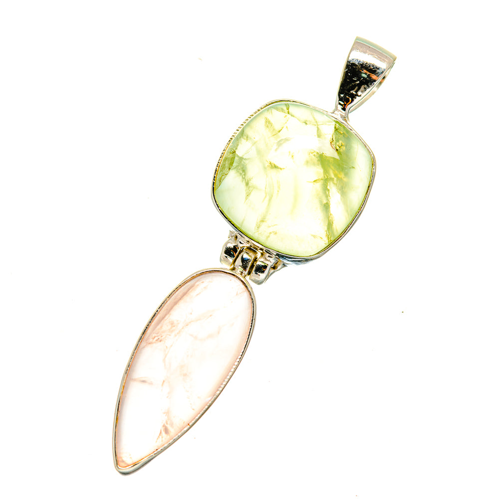Prehnite Pendants handcrafted by Ana Silver Co - PD3990