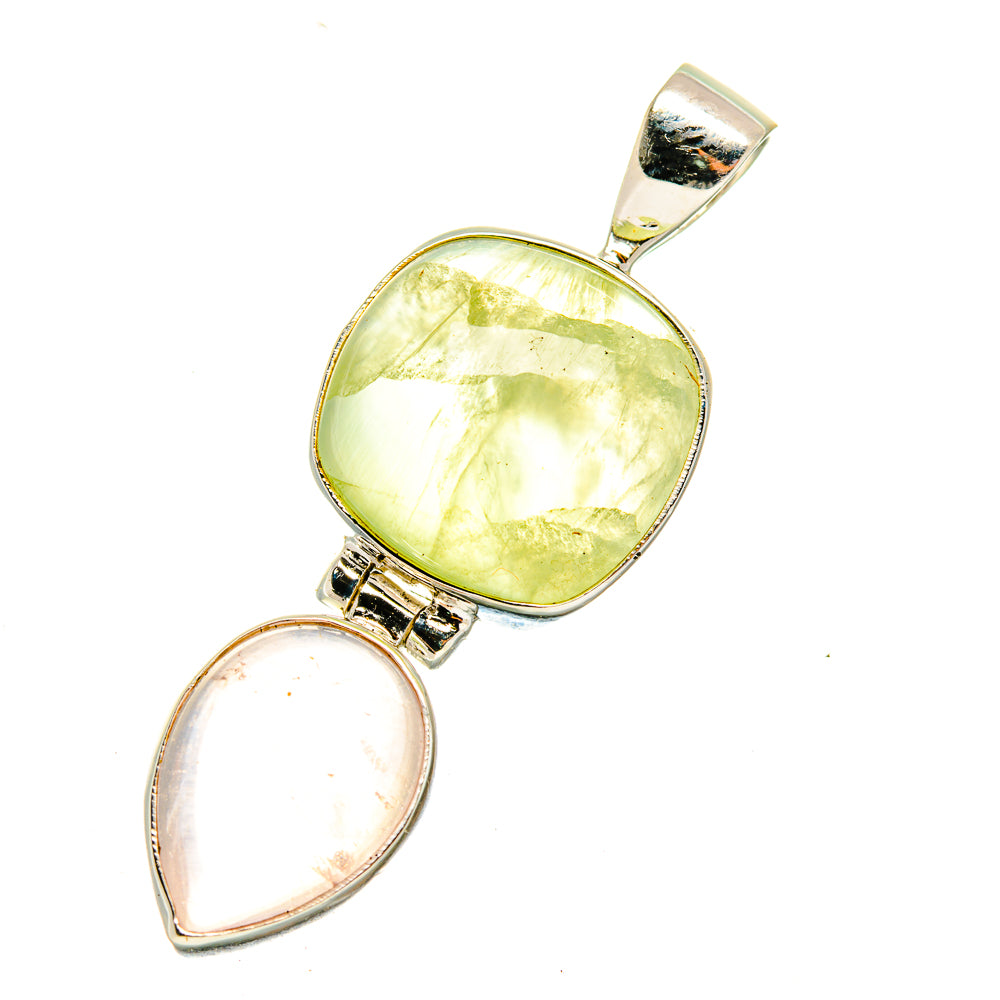 Prehnite Pendants handcrafted by Ana Silver Co - PD3991