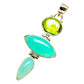 Peruvian Opal Pendants handcrafted by Ana Silver Co - PD3992