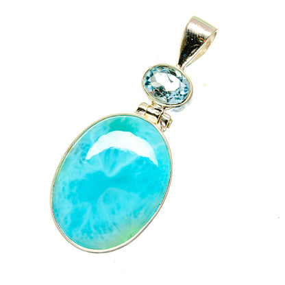 Larimar Pendants handcrafted by Ana Silver Co - PD3994