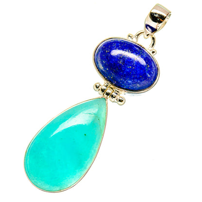Larimar Pendants handcrafted by Ana Silver Co - PD4014