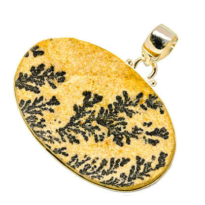 Germany Psilomelane Dendrite Pendants handcrafted by Ana Silver Co - PD4033