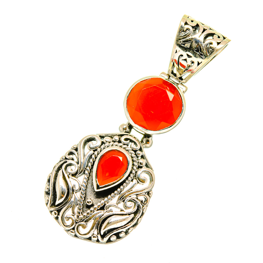 Carnelian Pendants handcrafted by Ana Silver Co - PD4057