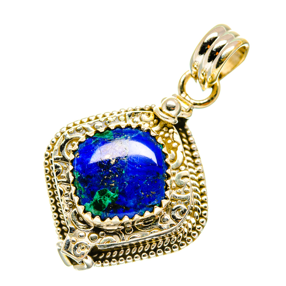 Azurite Pendants handcrafted by Ana Silver Co - PD4062
