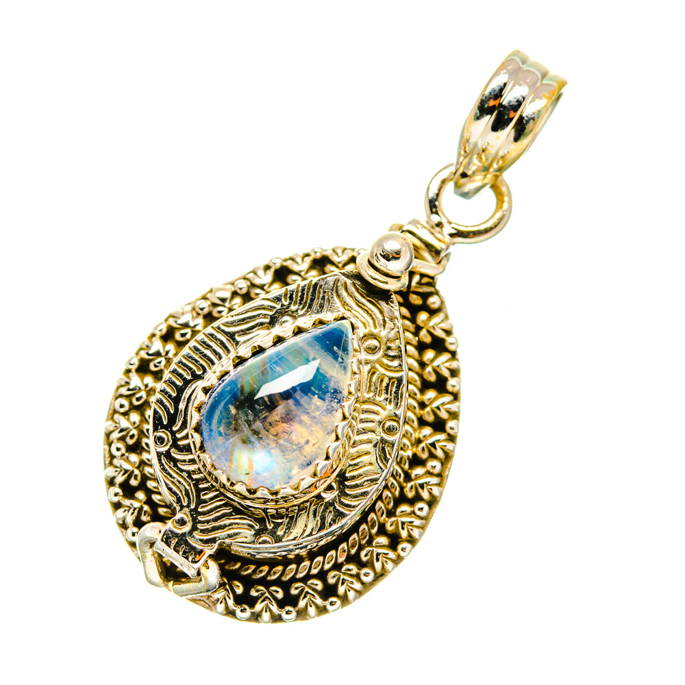 Rainbow Moonstone Pendants handcrafted by Ana Silver Co - PD4063