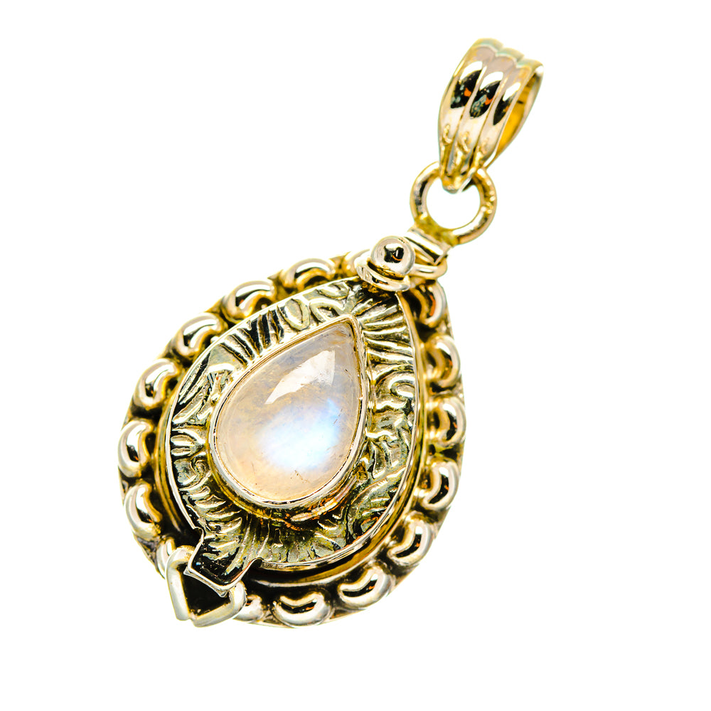 Rainbow Moonstone Pendants handcrafted by Ana Silver Co - PD4070 - Photo 2