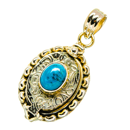 Chrysocolla Pendants handcrafted by Ana Silver Co - PD4073