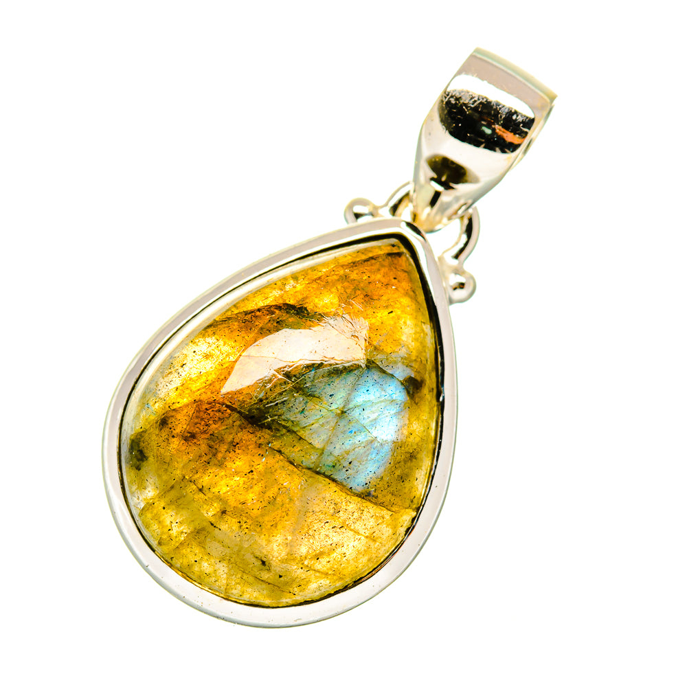 Labradorite Pendants handcrafted by Ana Silver Co - PD4088