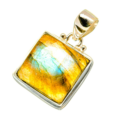 Labradorite Pendants handcrafted by Ana Silver Co - PD4094