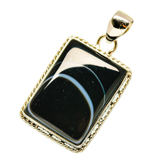 India Agate Pendants handcrafted by Ana Silver Co - PD4099