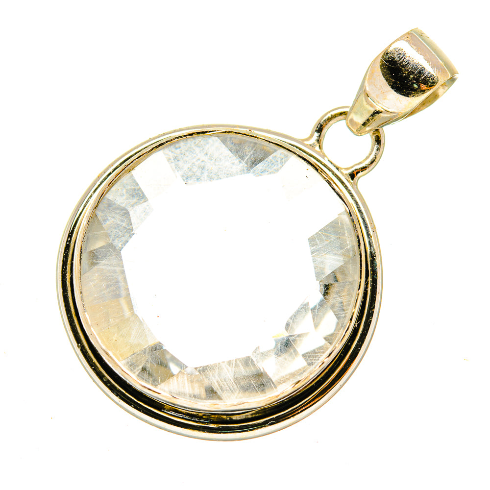White Quartz Pendants handcrafted by Ana Silver Co - PD4121