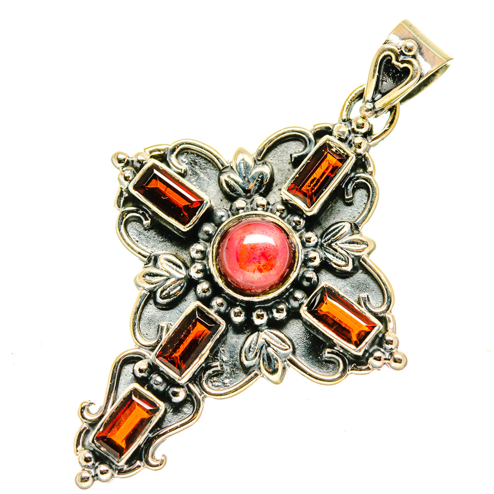 Garnet Pendants handcrafted by Ana Silver Co - PD4123
