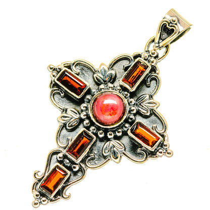Garnet Pendants handcrafted by Ana Silver Co - PD4123