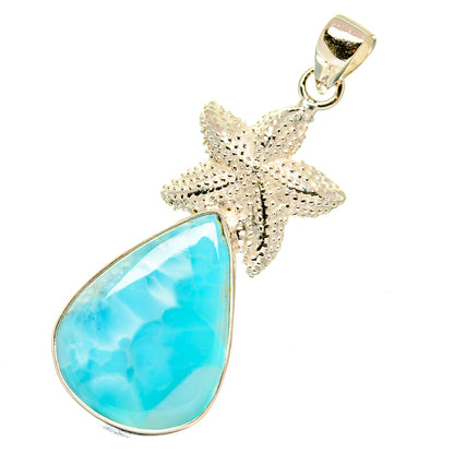 Larimar Pendants handcrafted by Ana Silver Co - PD4135