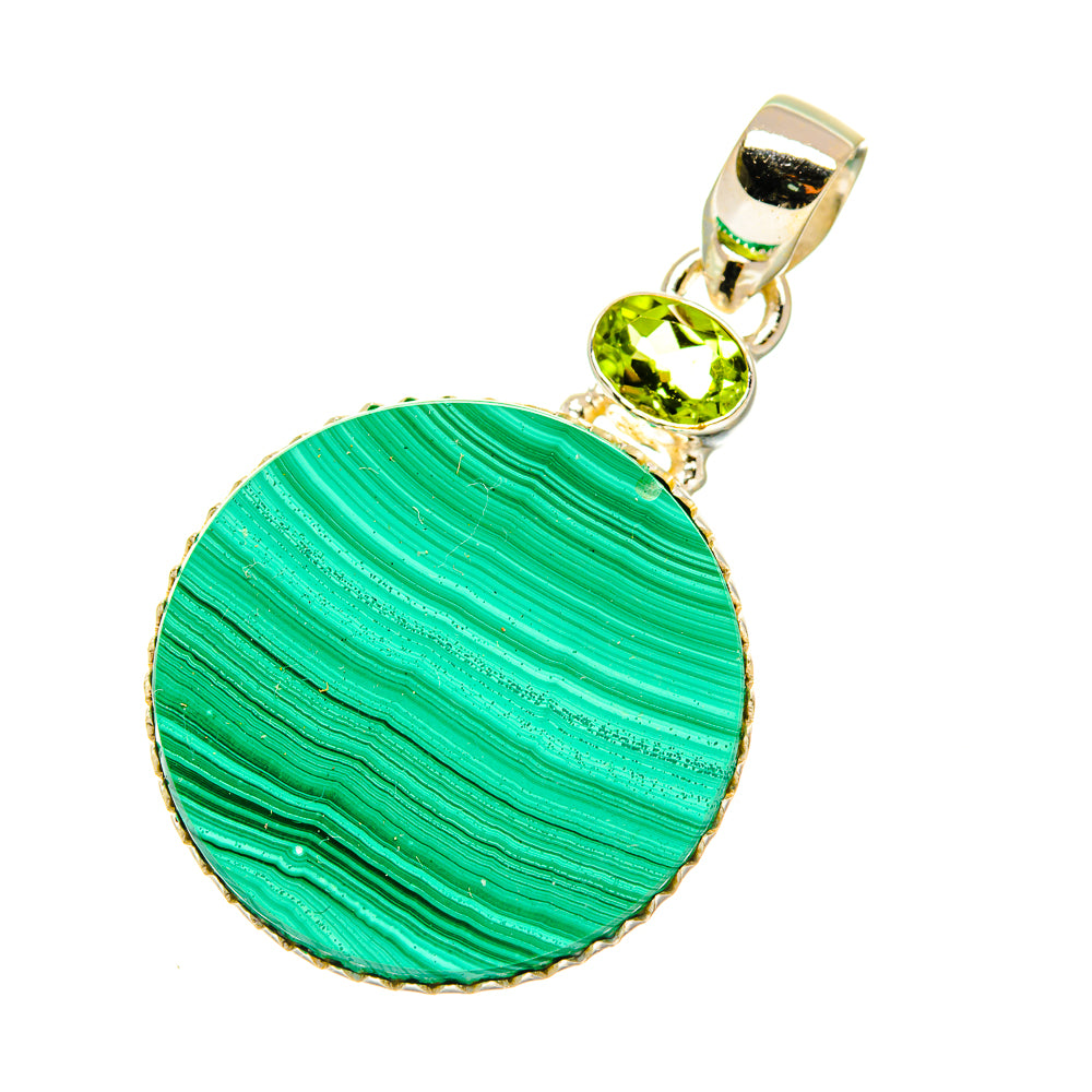 Malachite Pendants handcrafted by Ana Silver Co - PD4141