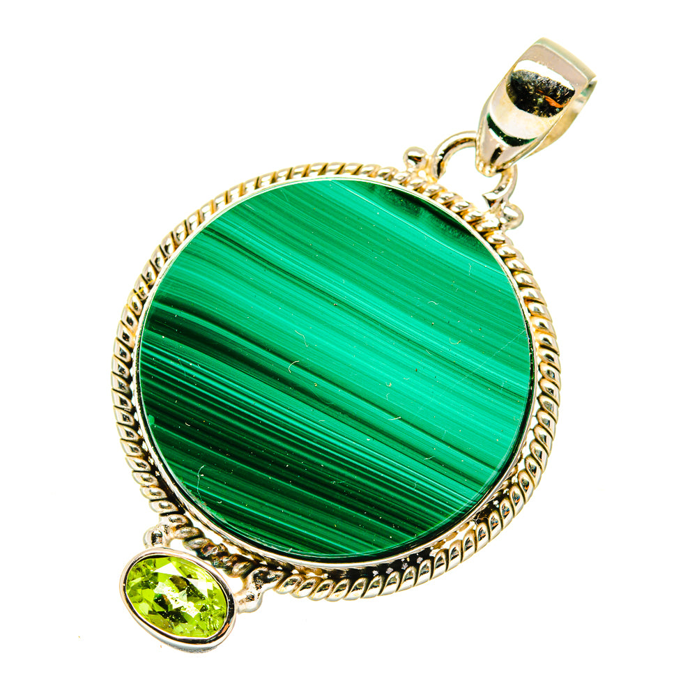 Malachite Pendants handcrafted by Ana Silver Co - PD4142