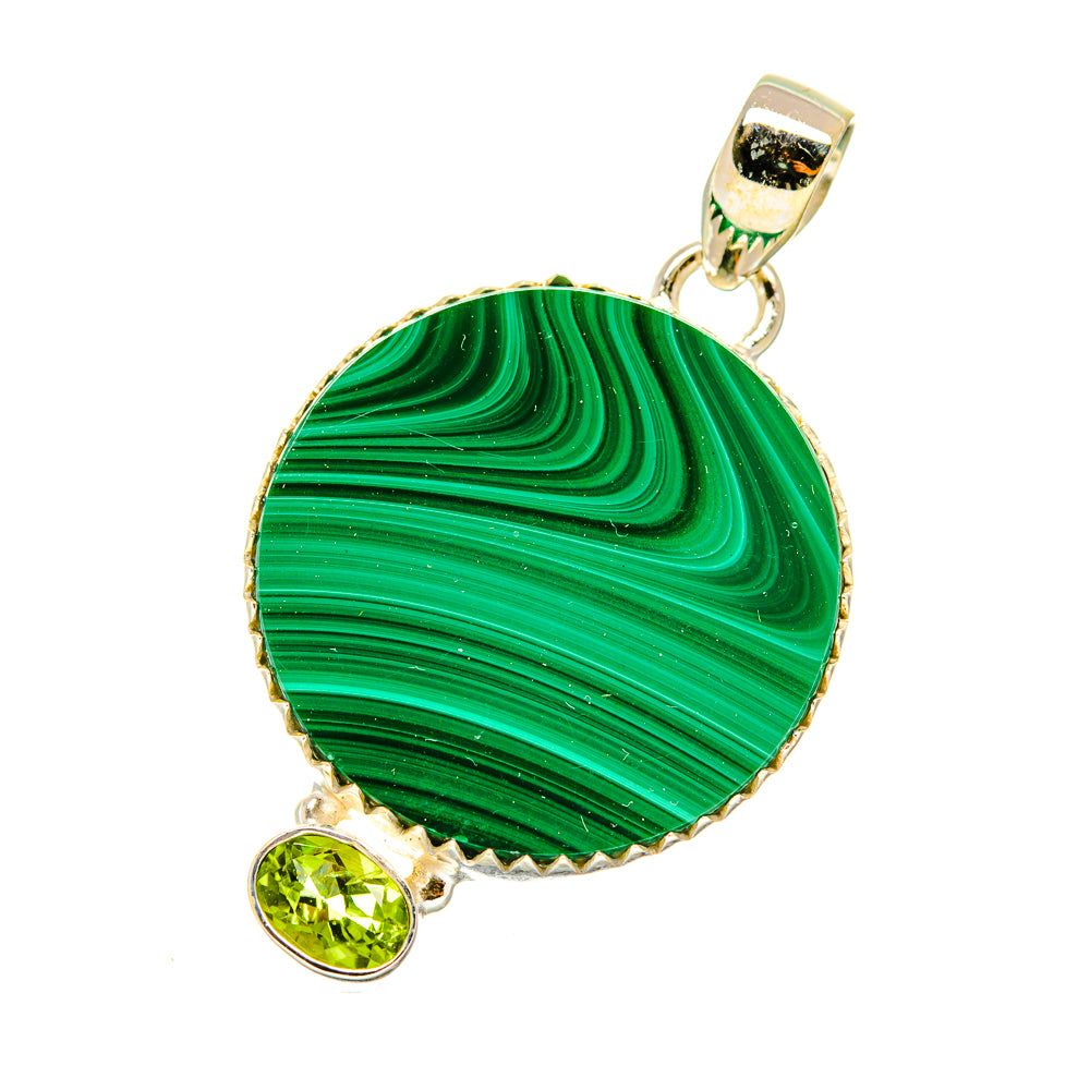 Malachite Pendants handcrafted by Ana Silver Co - PD4145