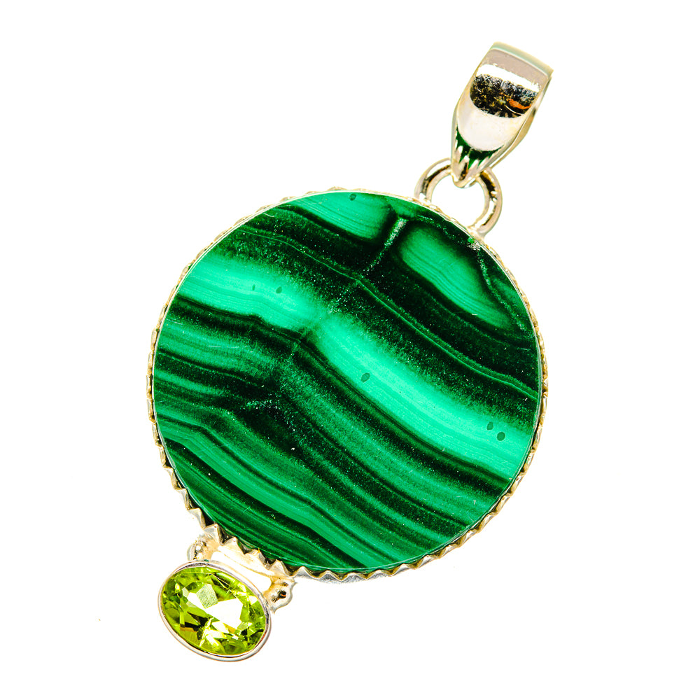 Malachite Pendants handcrafted by Ana Silver Co - PD4147