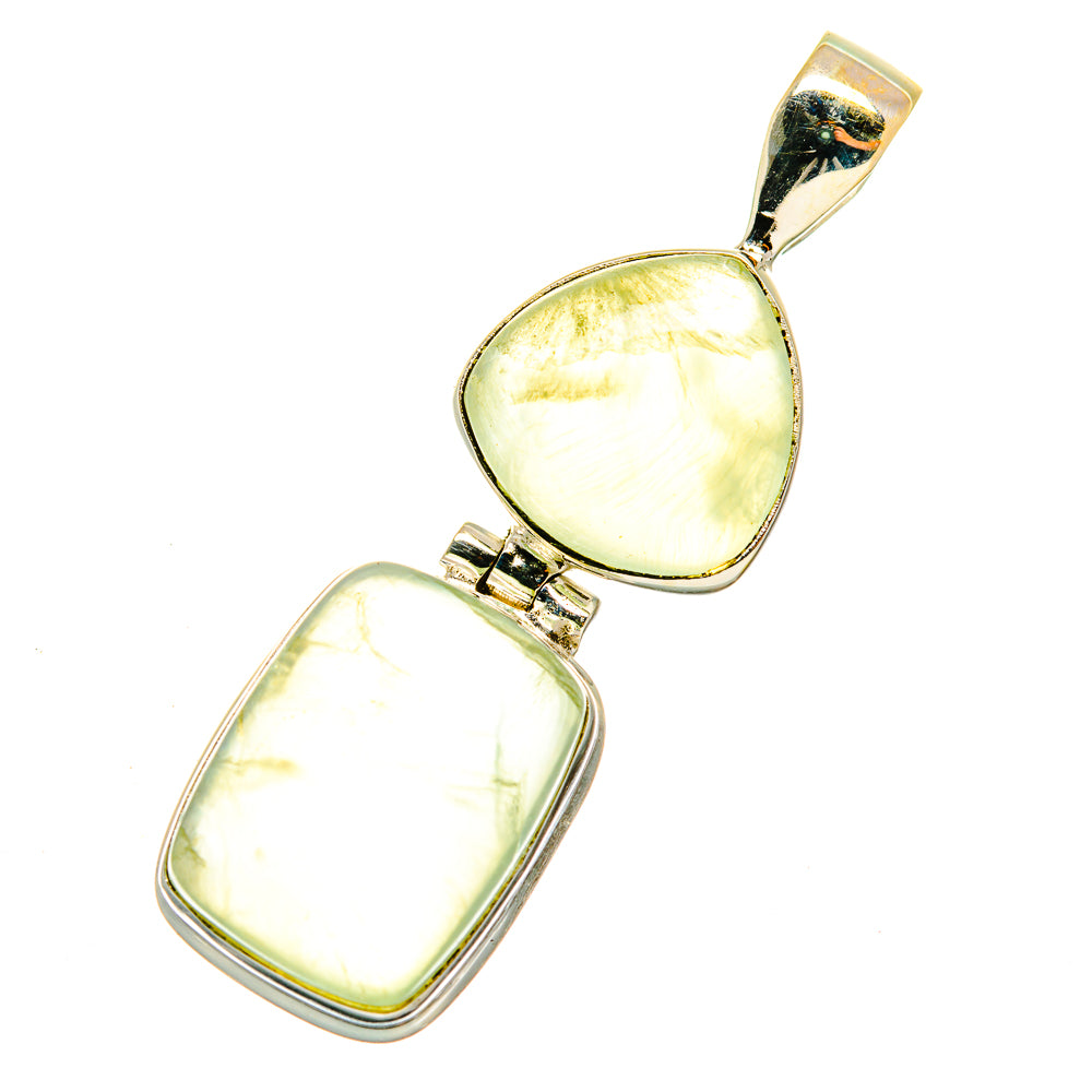 Prehnite Pendants handcrafted by Ana Silver Co - PD4158