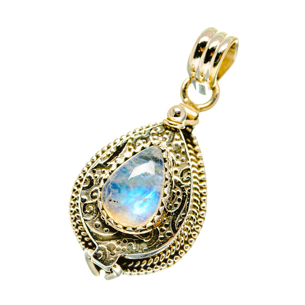 Rainbow Moonstone Pendants handcrafted by Ana Silver Co - PD4170