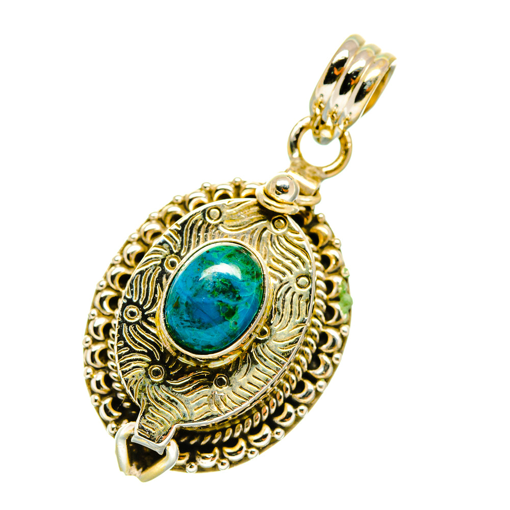 Chrysocolla Pendants handcrafted by Ana Silver Co - PD4171