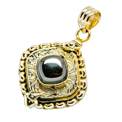Hematite Pendants handcrafted by Ana Silver Co - PD4173