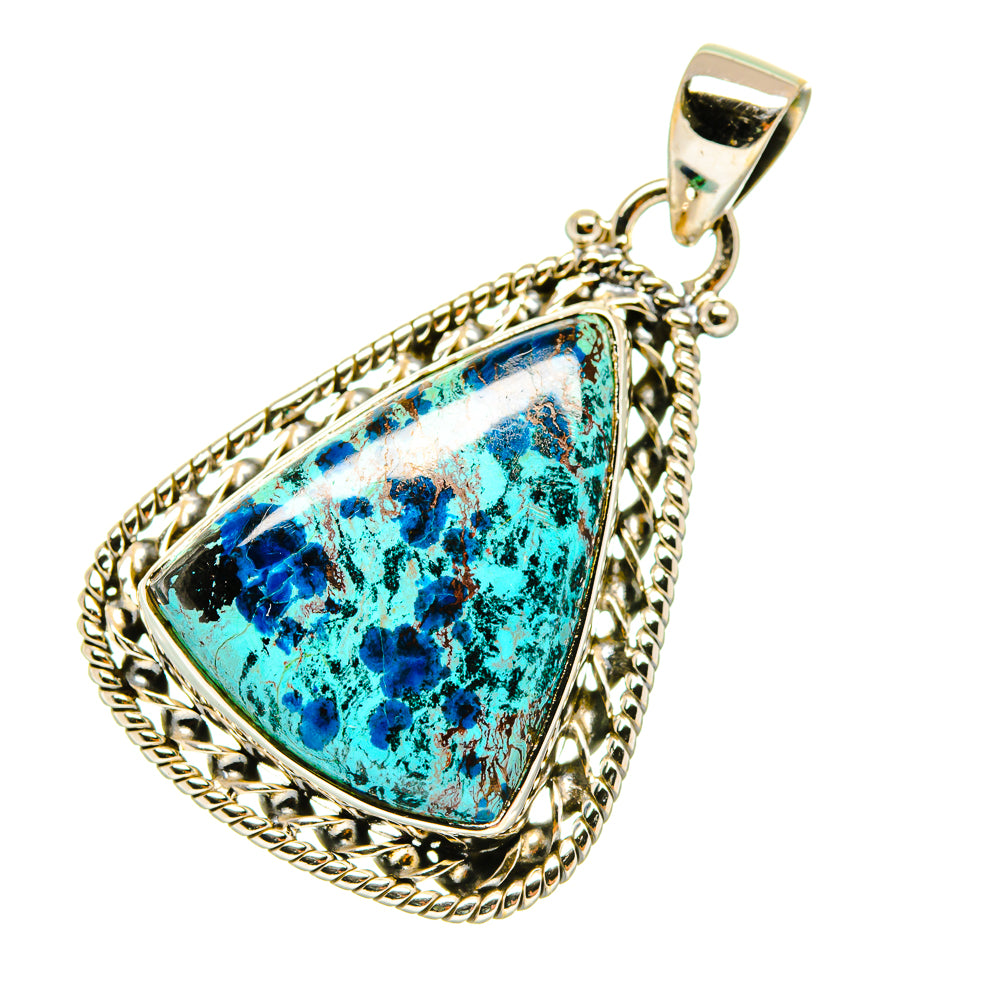Shattuckite Pendants handcrafted by Ana Silver Co - PD4180