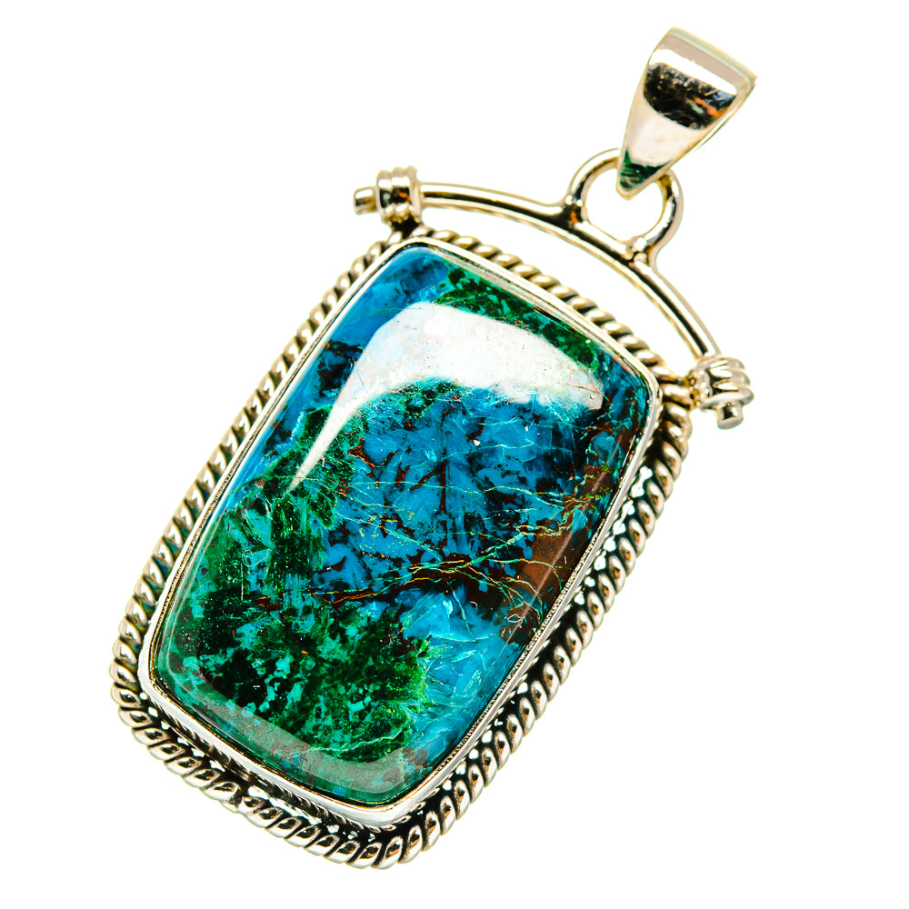 Shattuckite Pendants handcrafted by Ana Silver Co - PD4182