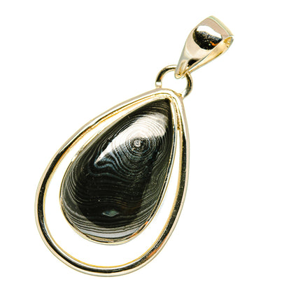 Psilomelane Pendants handcrafted by Ana Silver Co - PD4210