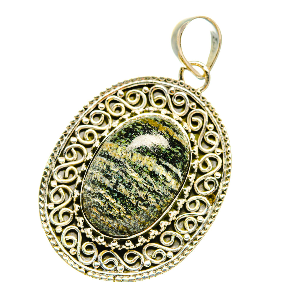 Lizard Jasper Pendants handcrafted by Ana Silver Co - PD4214 - Photo 2