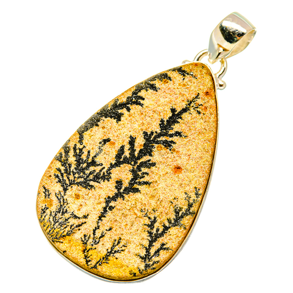 Germany Psilomelane Dendrite Pendants handcrafted by Ana Silver Co - PD4231