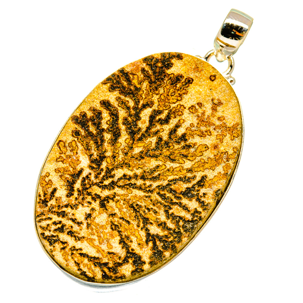 Germany Psilomelane Dendrite Pendants handcrafted by Ana Silver Co - PD4234