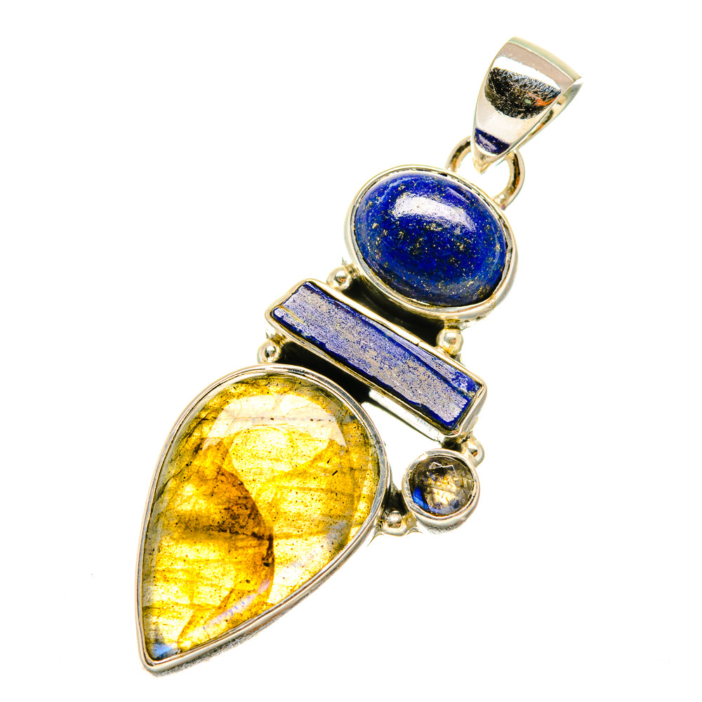 Labradorite Pendants handcrafted by Ana Silver Co - PD4246