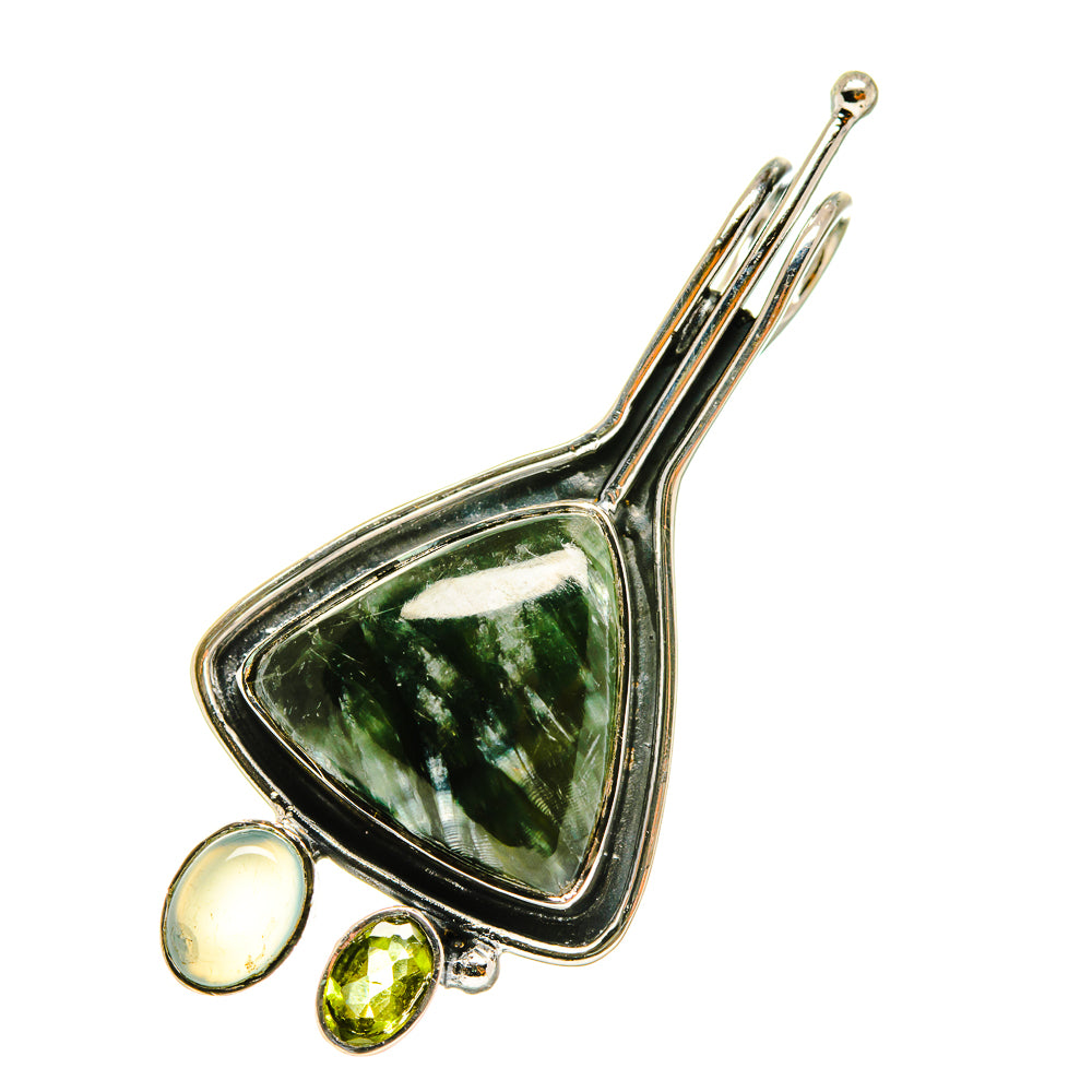 Seraphinite Pendants handcrafted by Ana Silver Co - PD4256