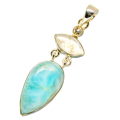 Larimar Pendants handcrafted by Ana Silver Co - PD4270